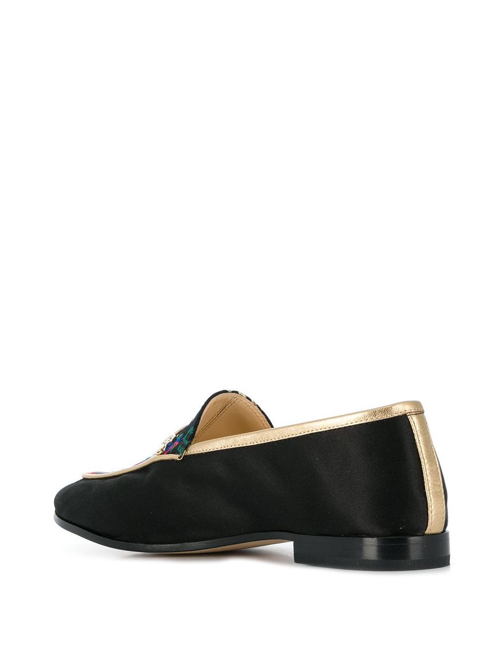 фото Fabi floral embroidered loafers