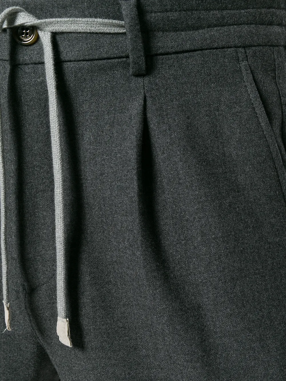 фото Eleventy drawstring tapered trousers