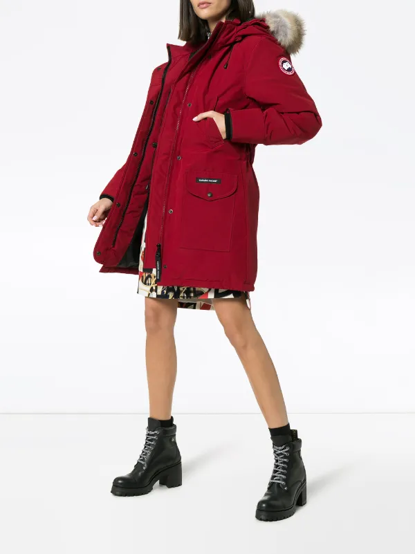 canada goose red trillium parka