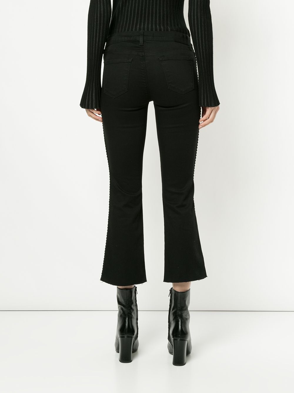 фото J brand cropped flare jeans