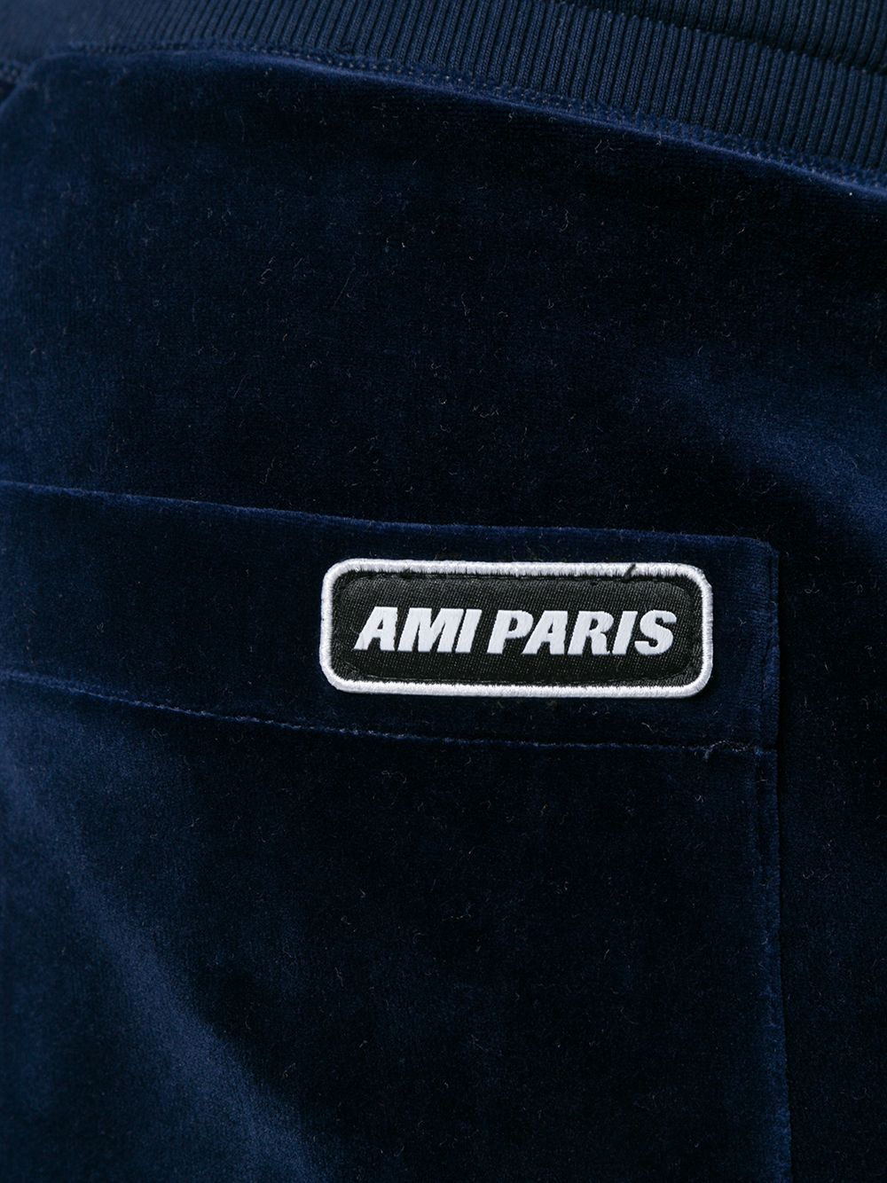 фото Ami paris бархатные спортивные брюки 'ami paris'