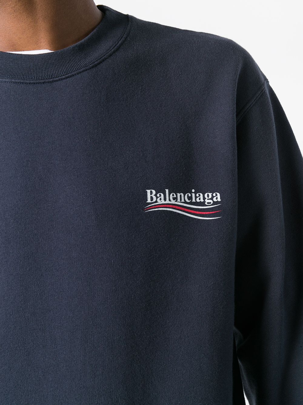 фото Balenciaga толстовка с логотипом