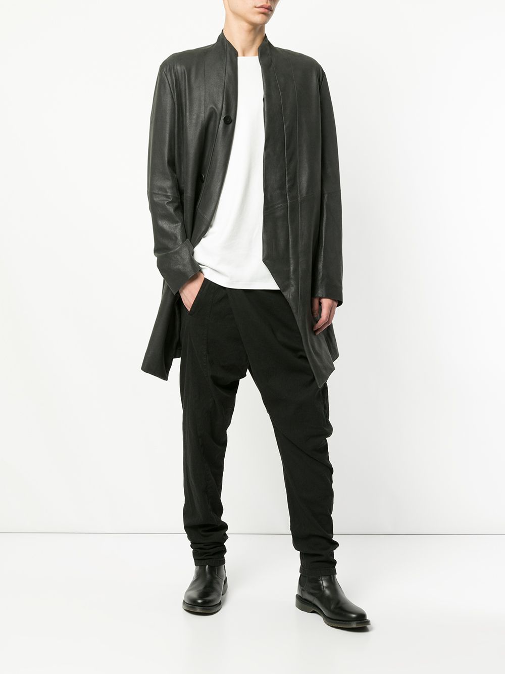 фото Julius longline suede blazer