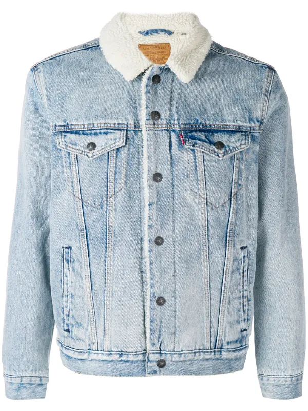 levis mustard sherpa jacket