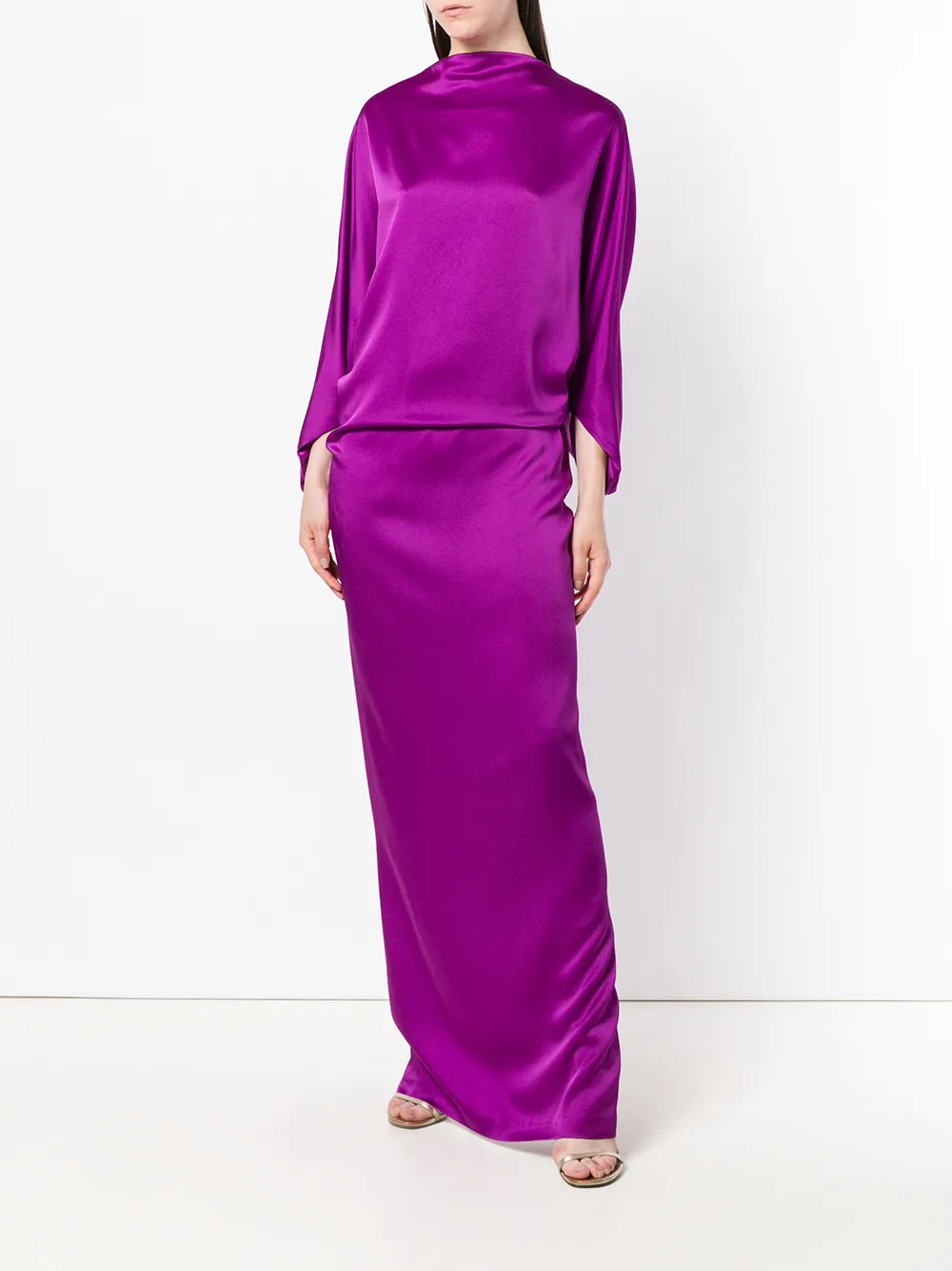 фото Chalayan draped boat neck dress