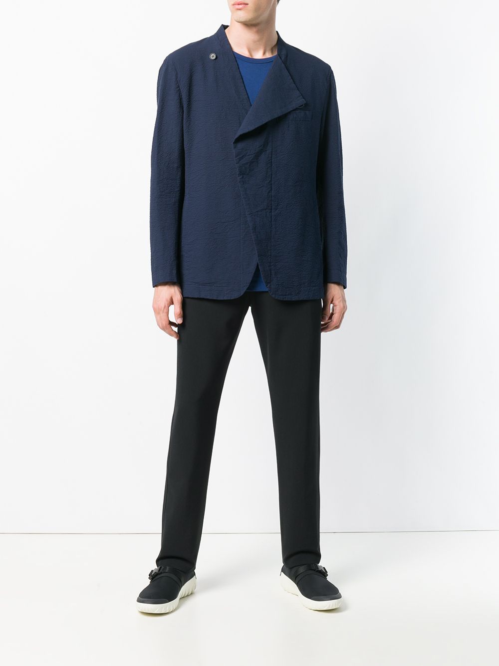 фото Issey miyake men double breasted blazer