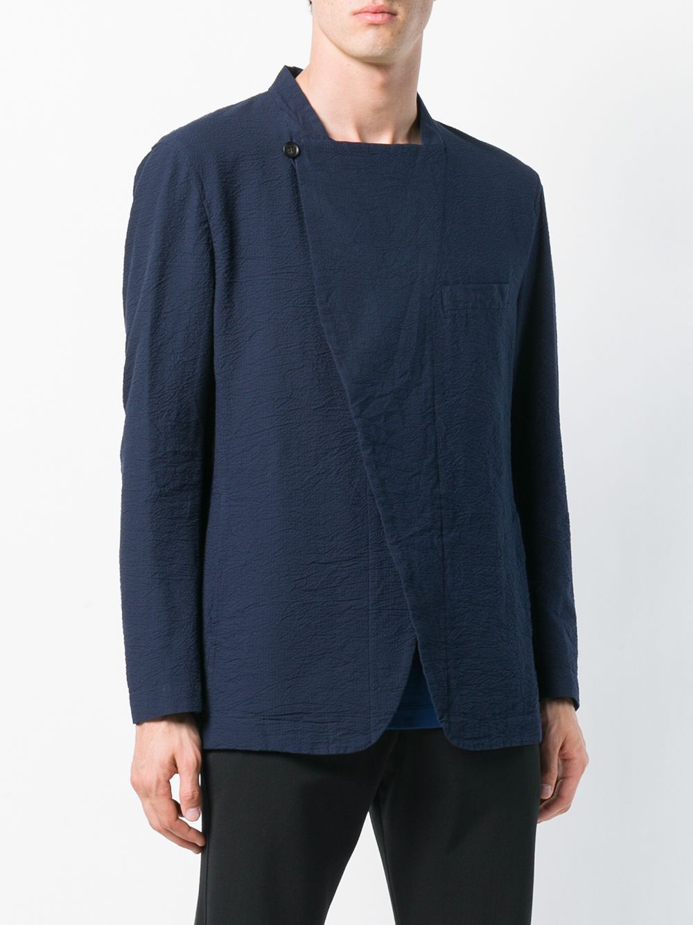 фото Issey miyake men double breasted blazer