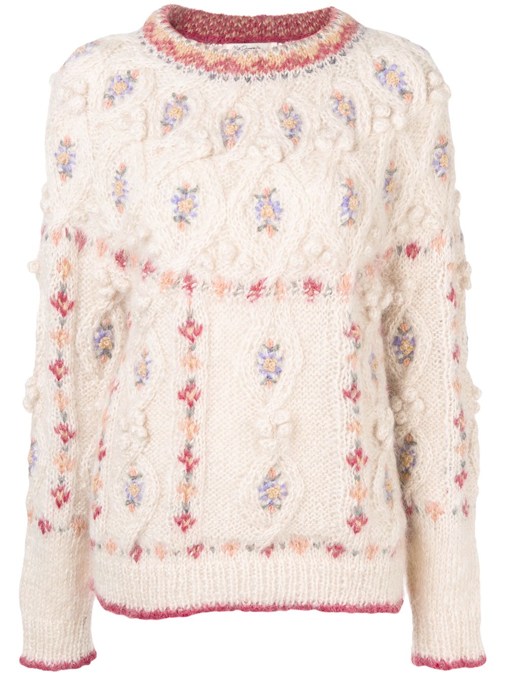 фото Mes demoiselles round neck cable knit jumper