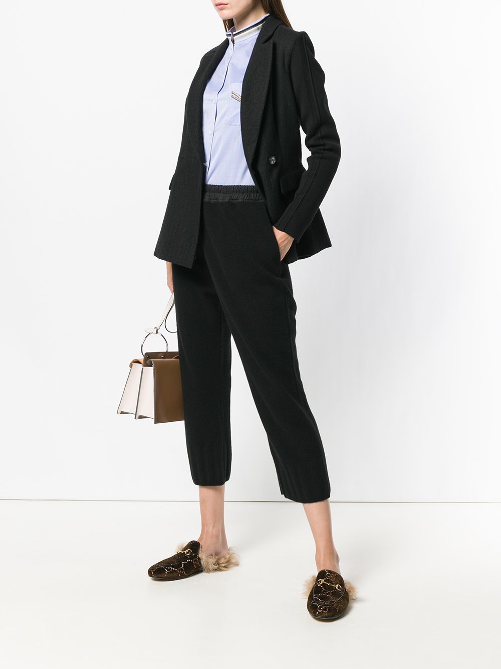 фото Gentry portofino woven pinstripe blazer