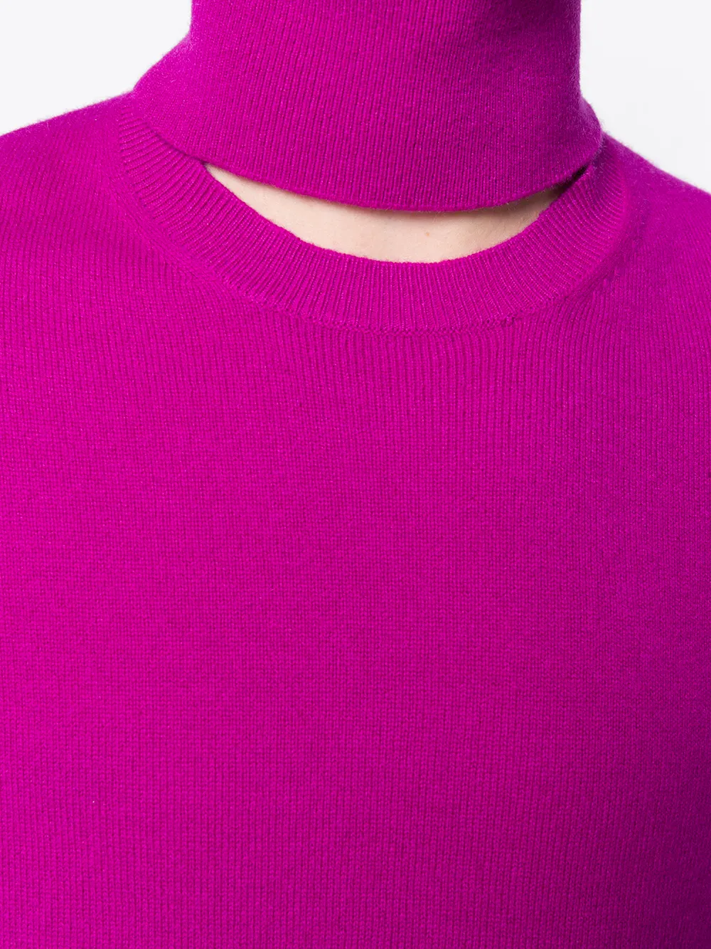 фото Chalayan split roll neck jumper