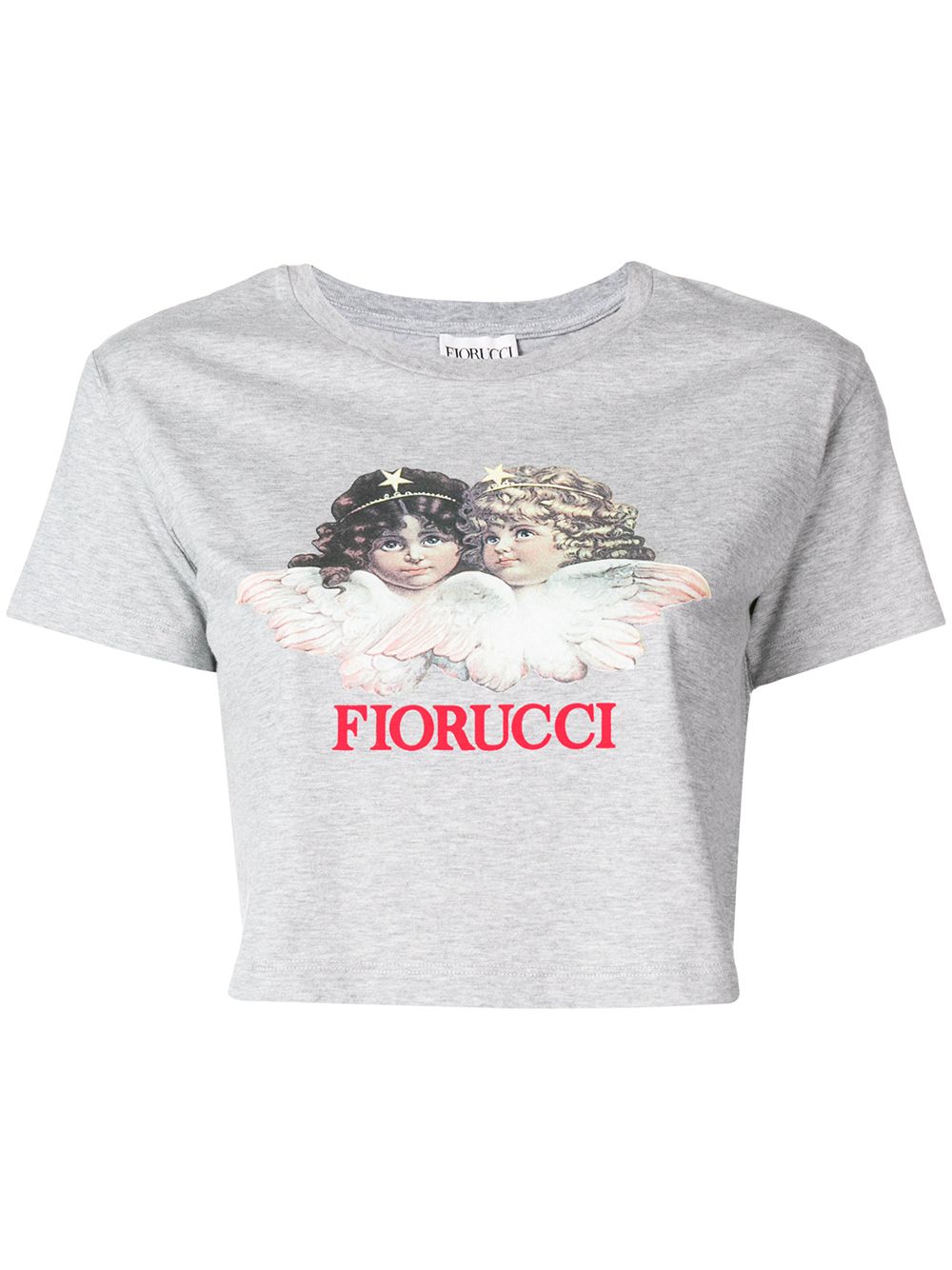 фото Fiorucci укороченная футболка 'angels'