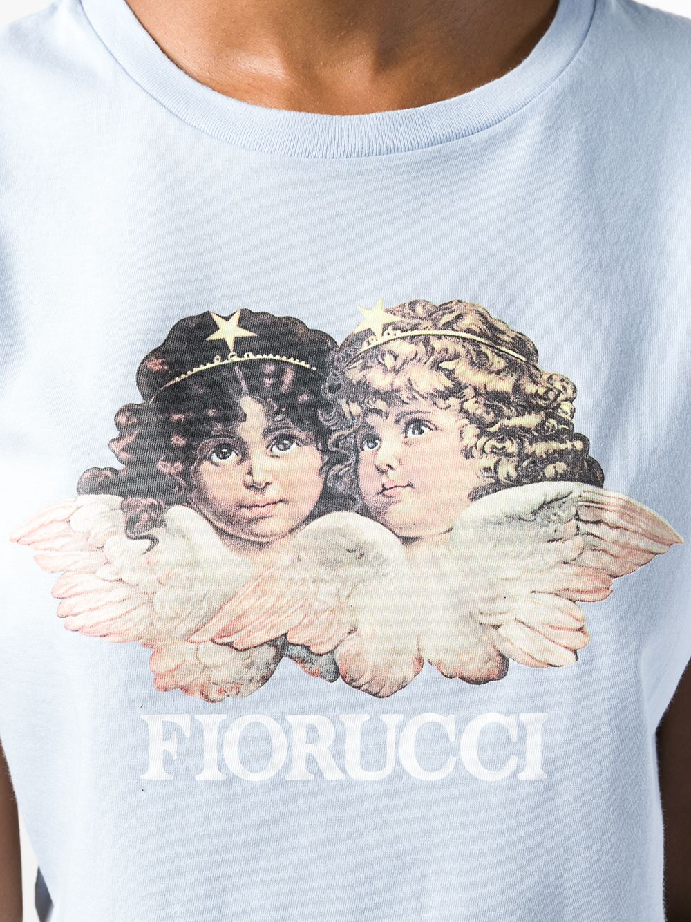 фото Fiorucci укороченная футболка vintage angels