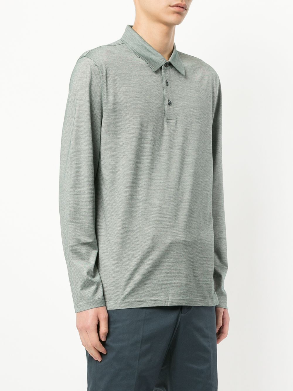 фото Gieves & hawkes long sleeve polo shirt