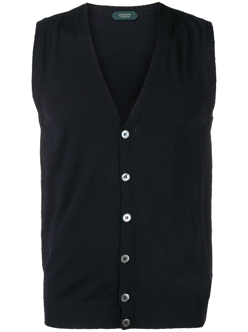 фото Zanone v-neck knit vest