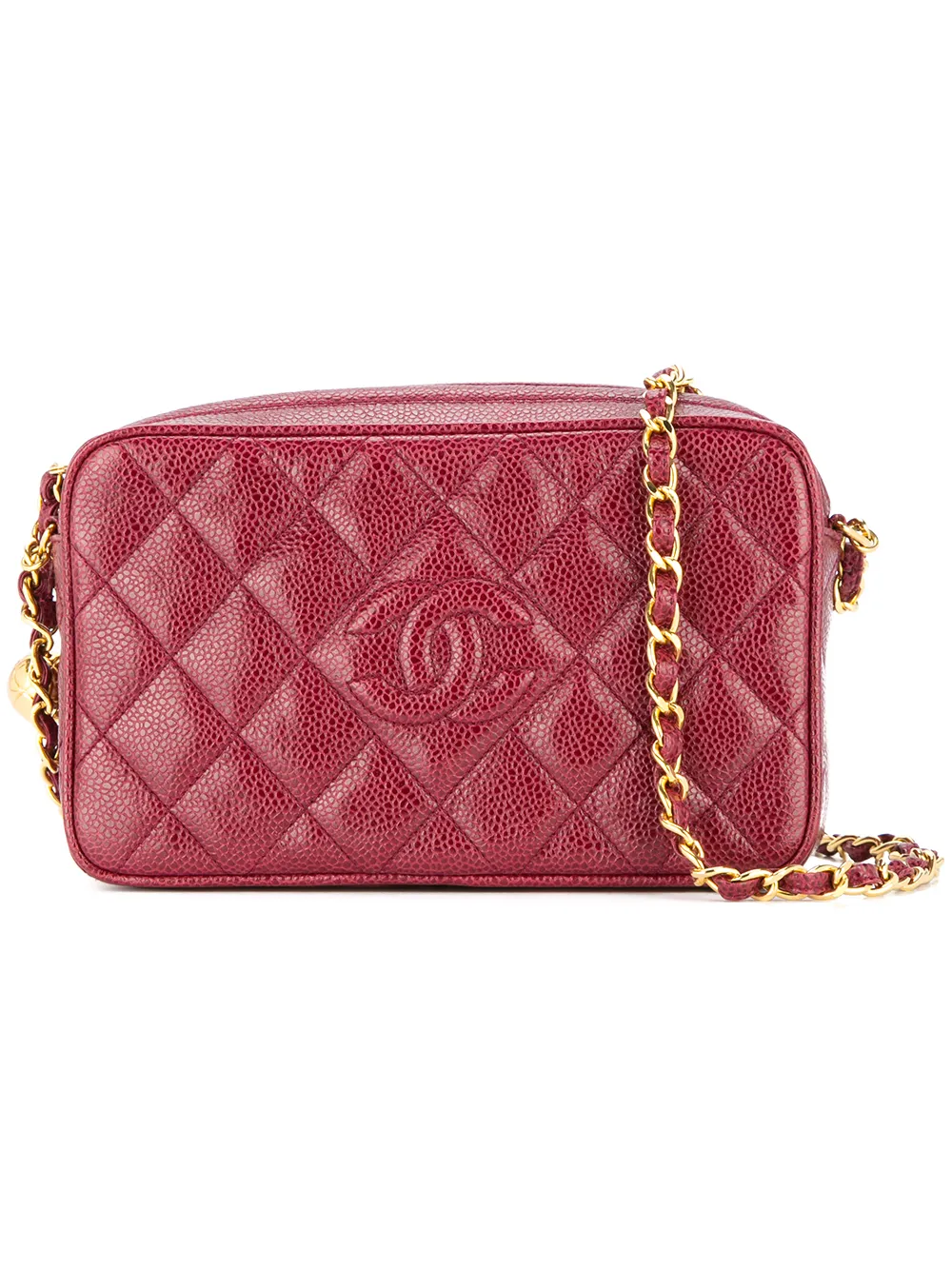 фото Chanel pre-owned стеганая сумка на плечо