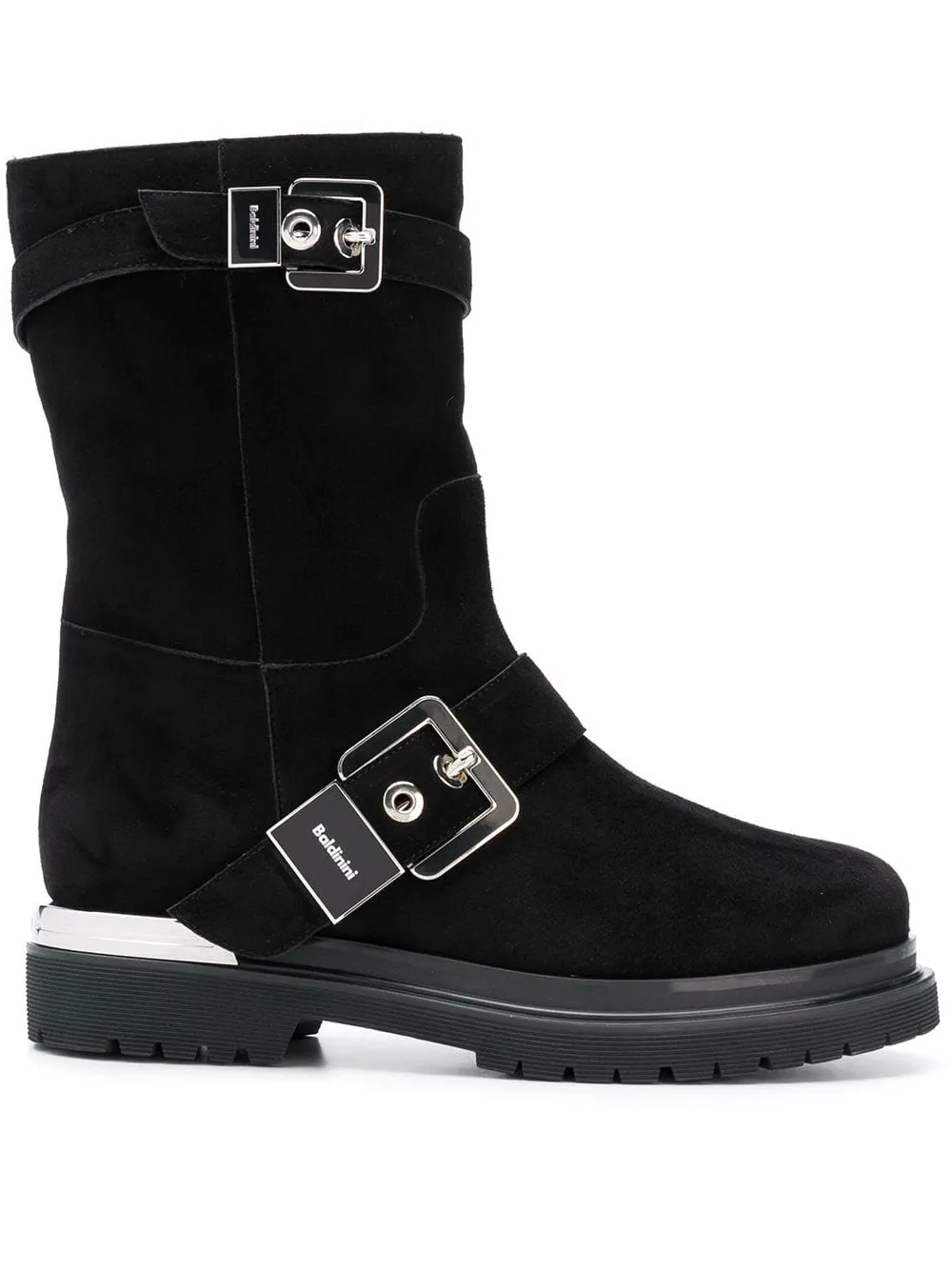 фото Baldinini silver buckled boots