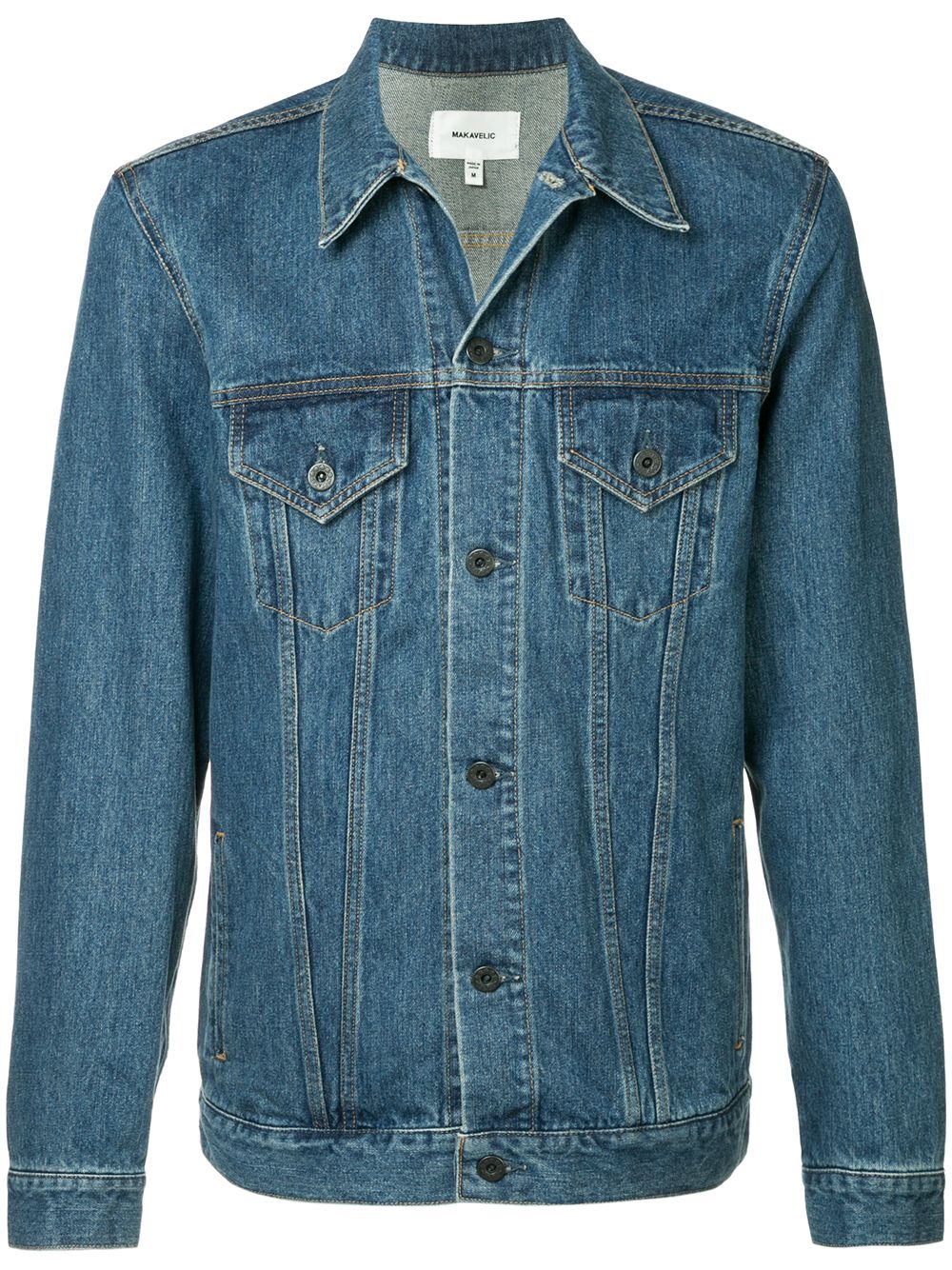 фото Makavelic lazer denim trucker jacket