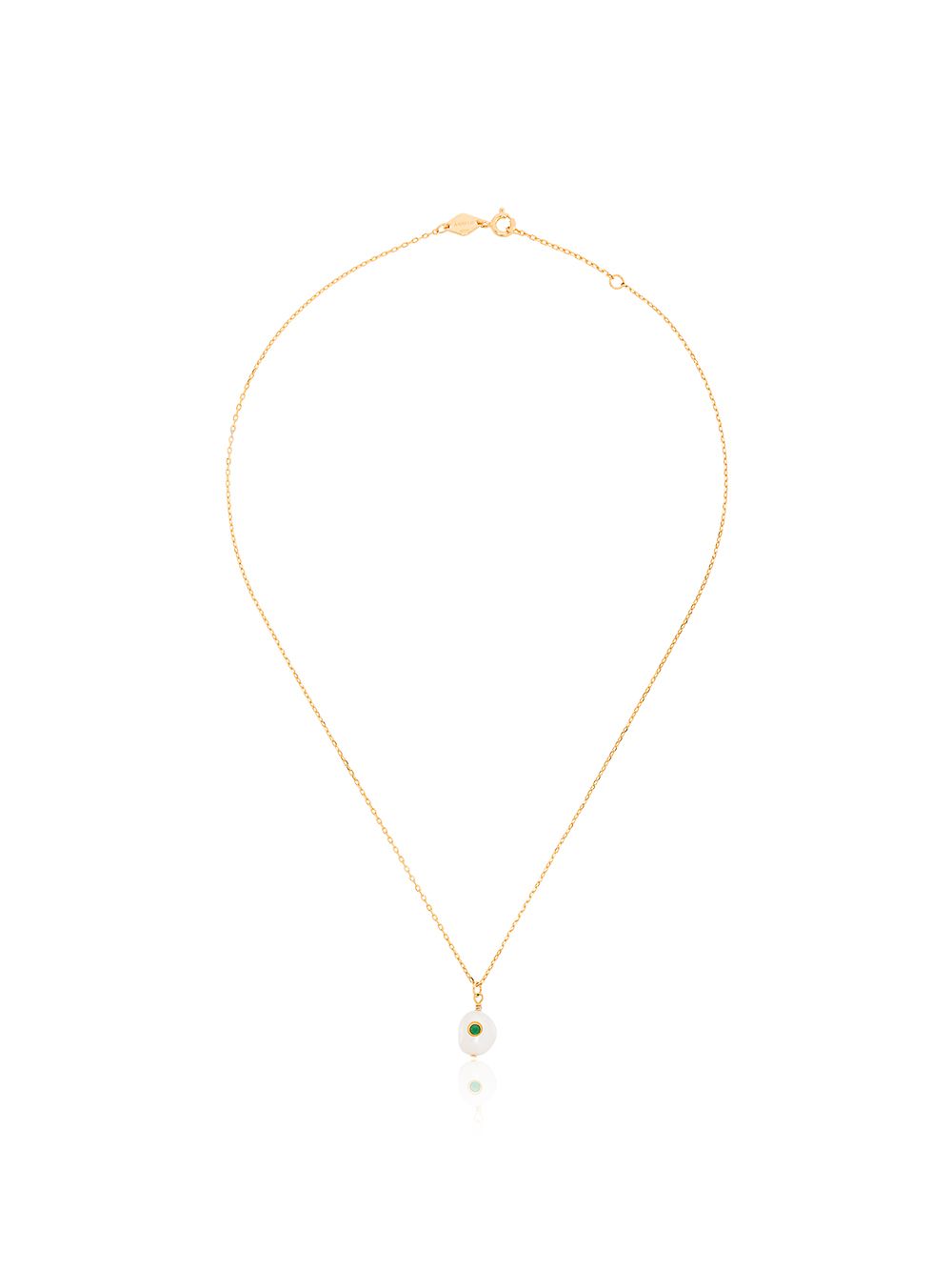 фото Anni lu gold plated pearl and crystal necklace