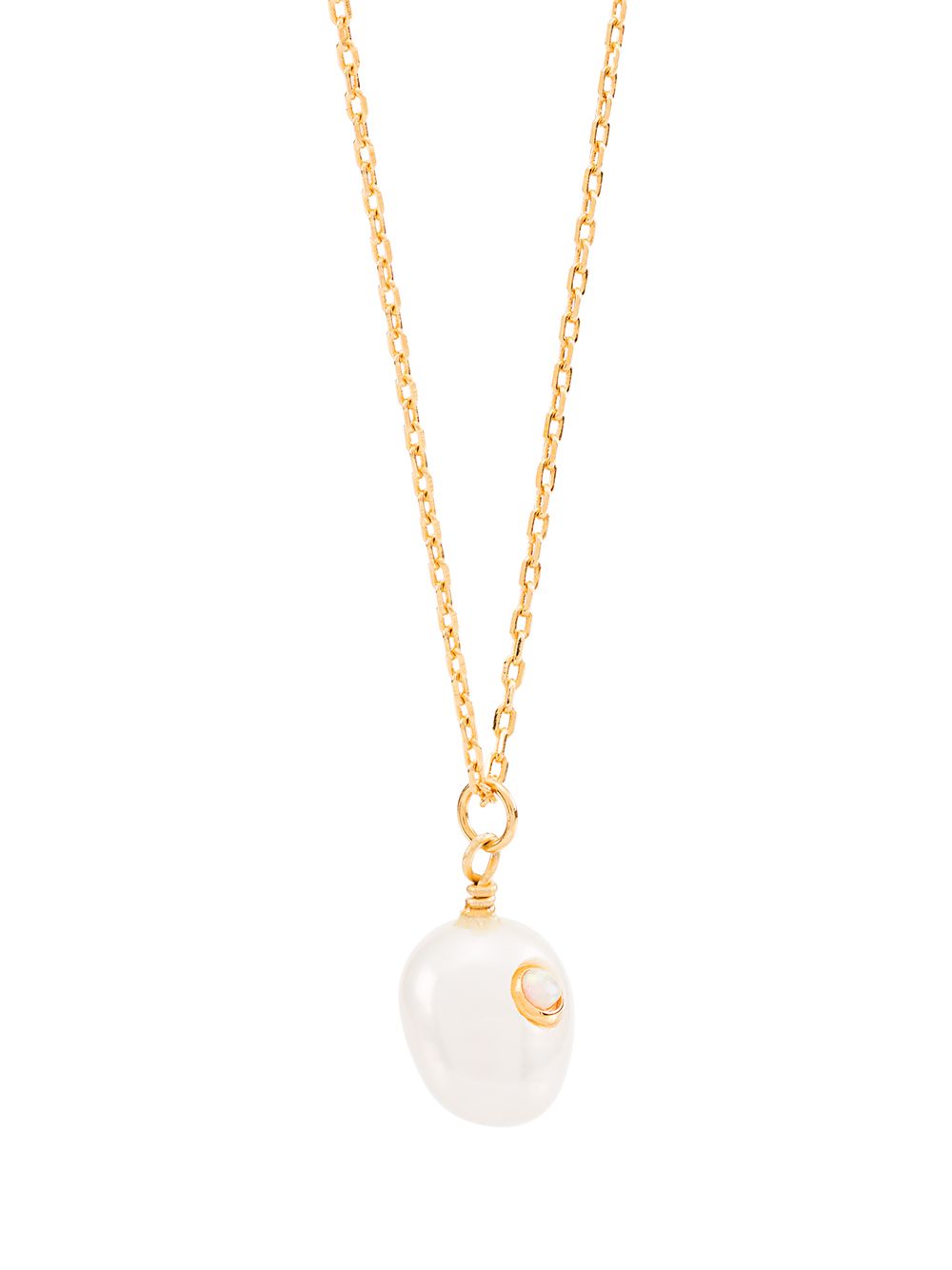 фото Anni lu gold plated opal and pearl necklace