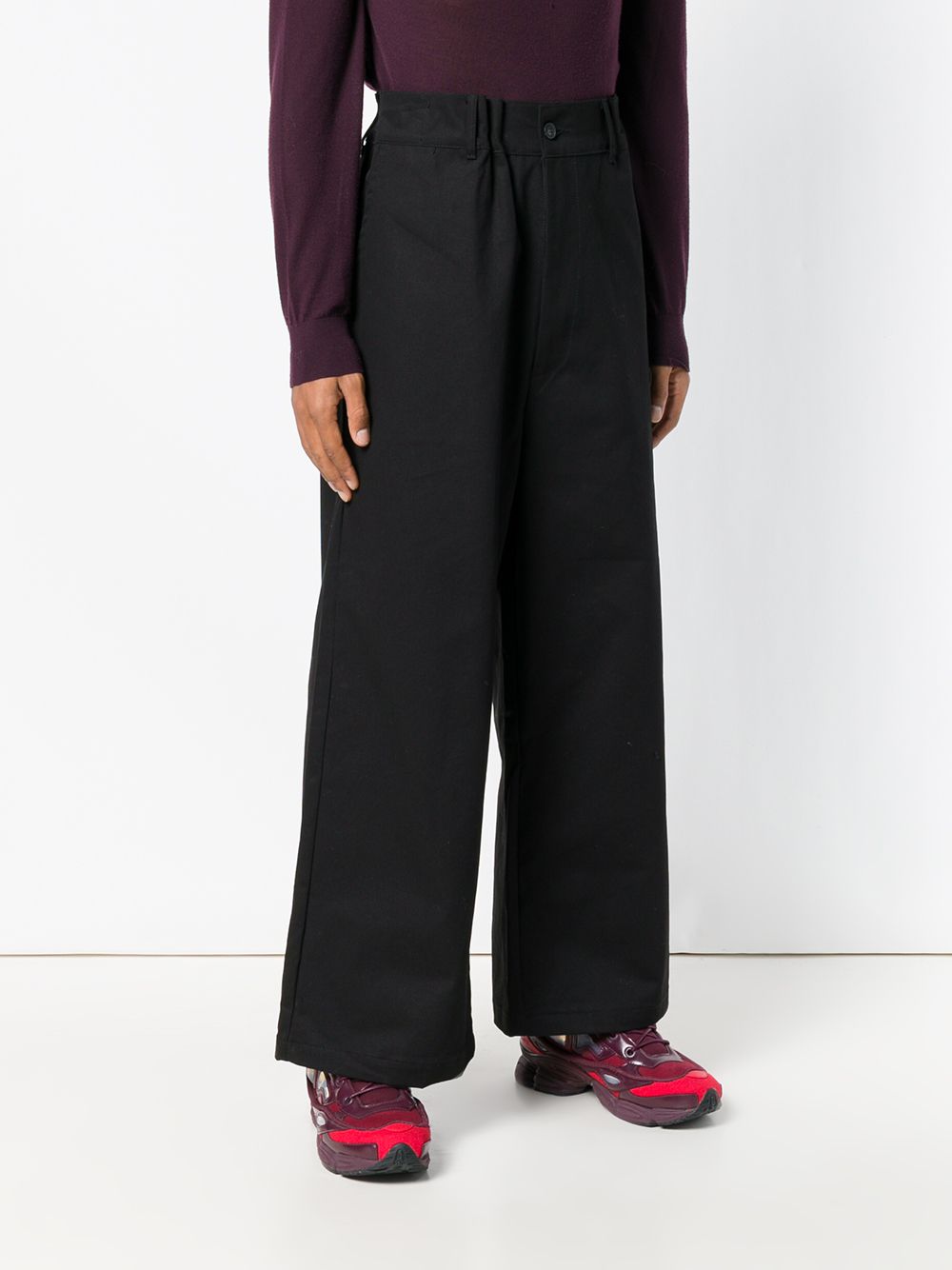 фото Yuiki shimoji wide leg trousers