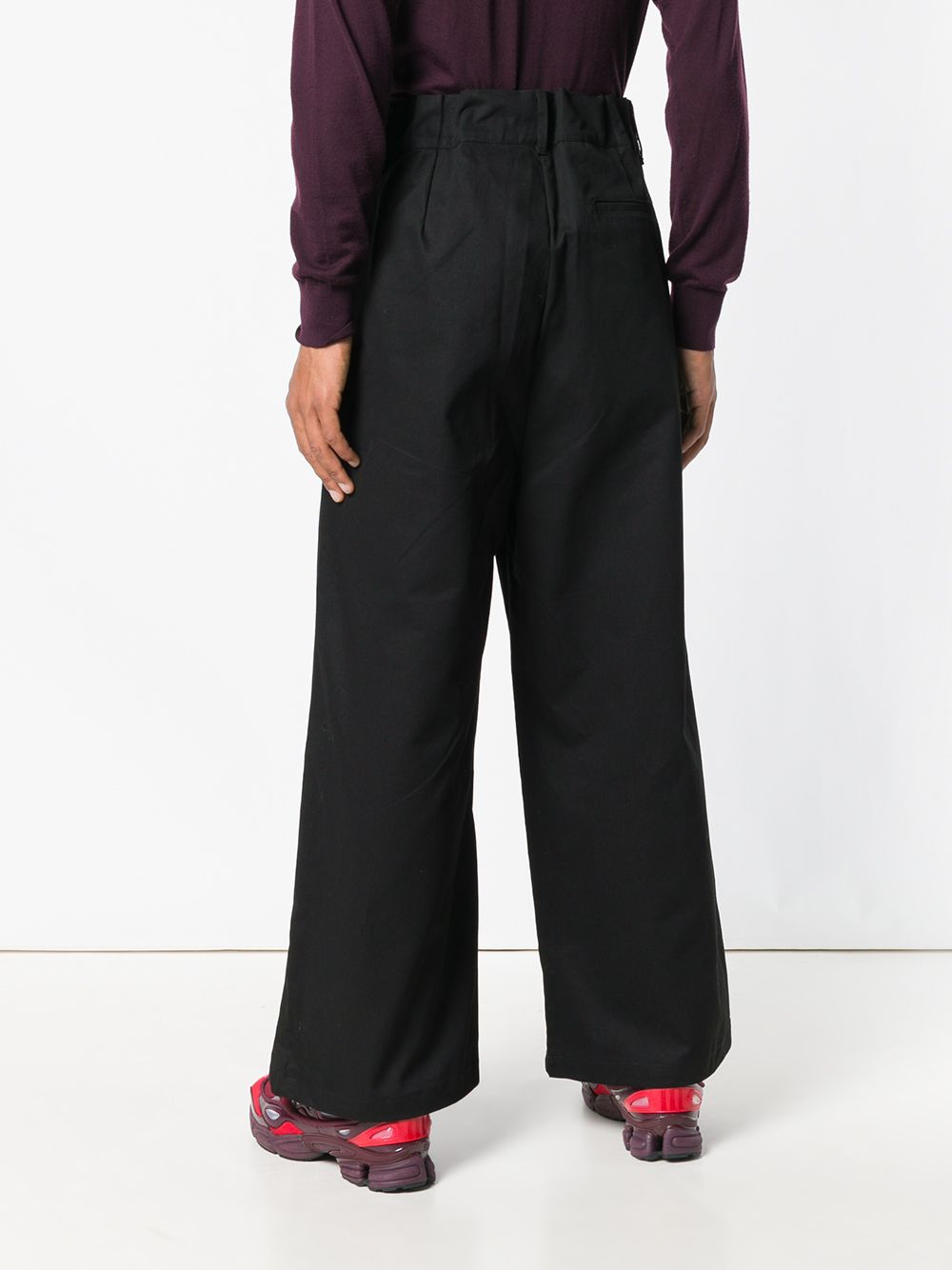 фото Yuiki shimoji wide leg trousers