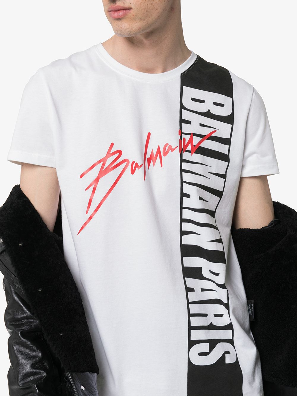 фото Balmain футболка с логотипом