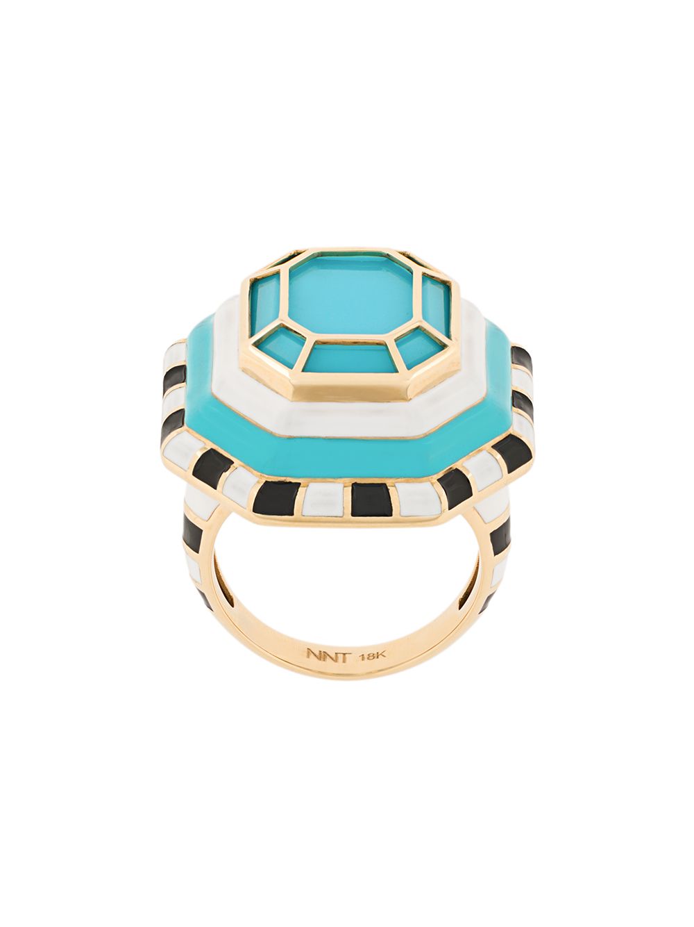 фото Nevernot geometric embellished ring