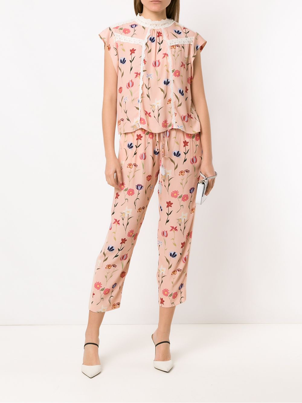 фото Martha medeiros sara printed trousers