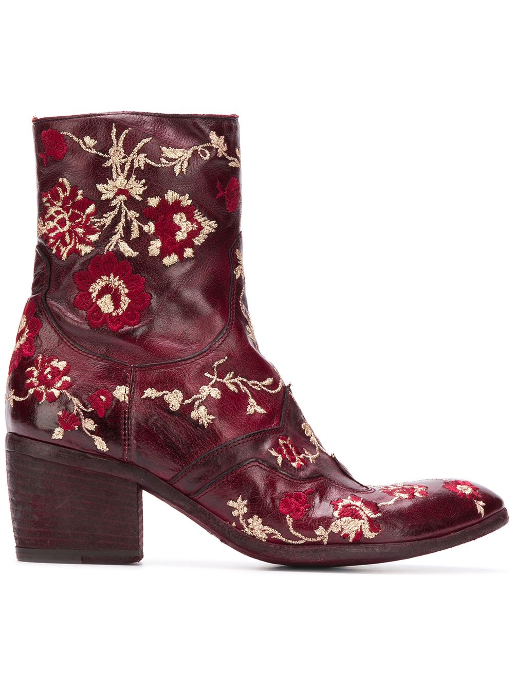 фото Fauzian jeunesse embroidered ankle boots