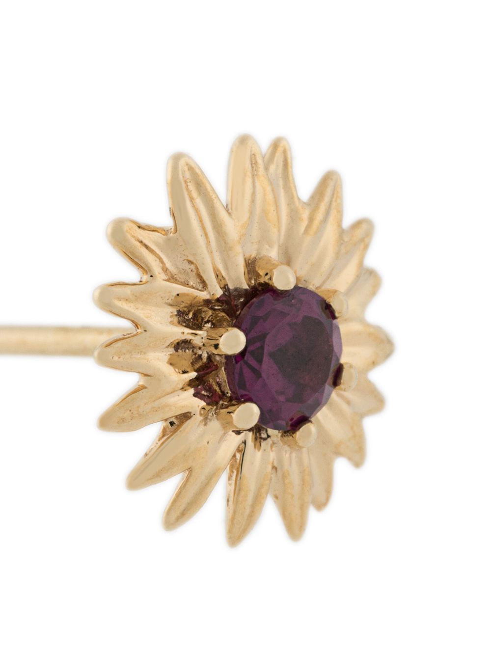 фото Aurelie bidermann 18kt gold rhodolite bouquet earrings