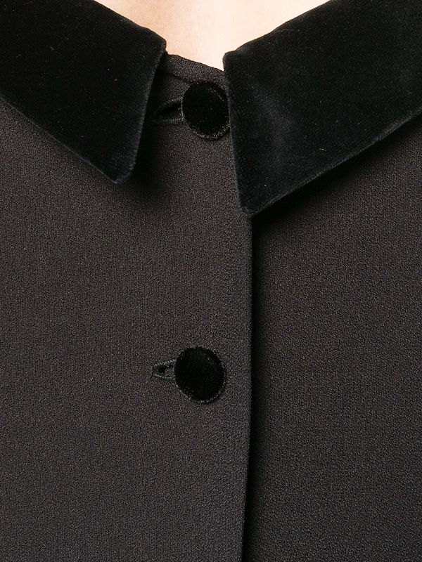 strapless jumpsuit with jacket