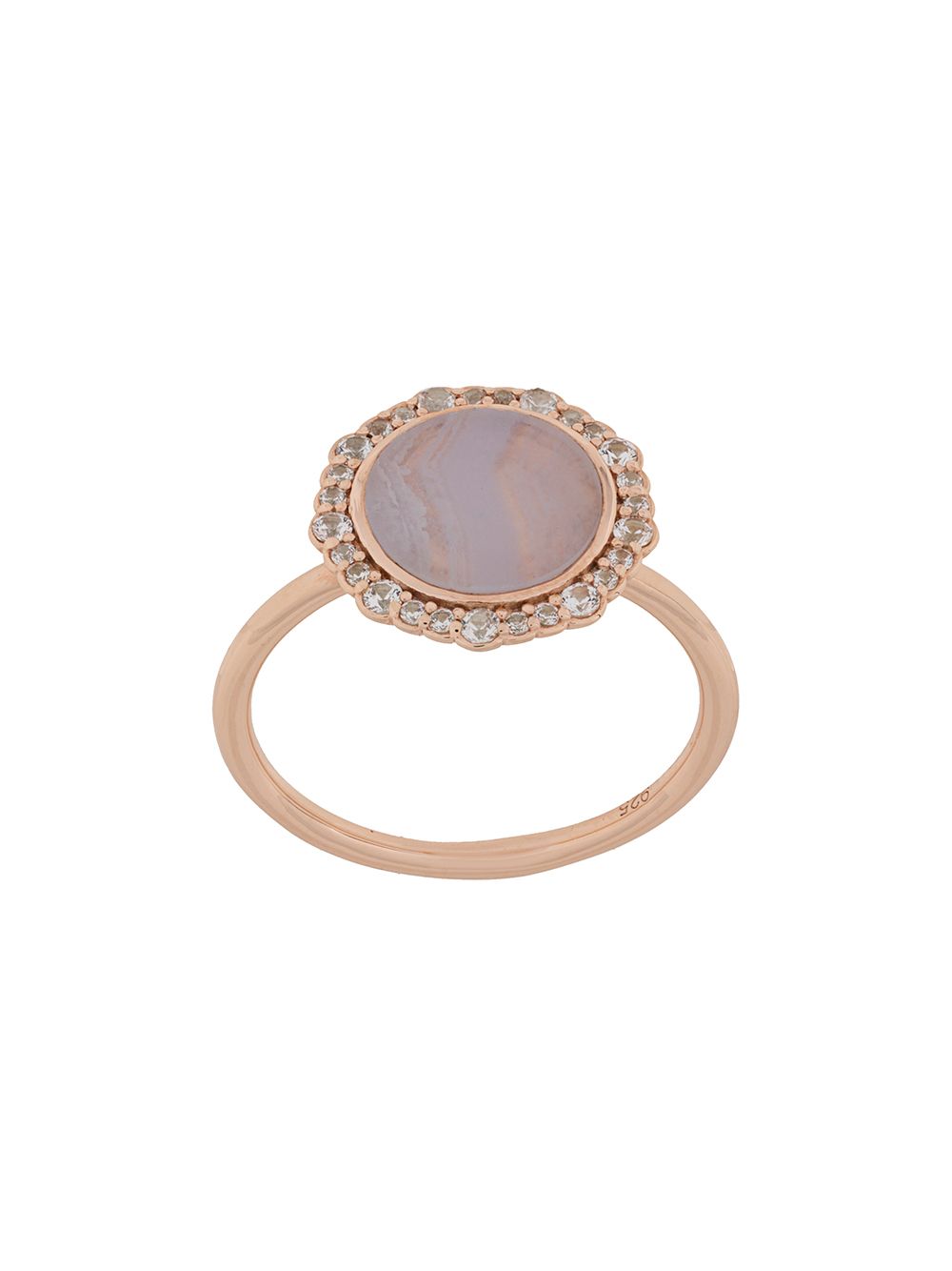 фото Astley clarke lace agate luna ring