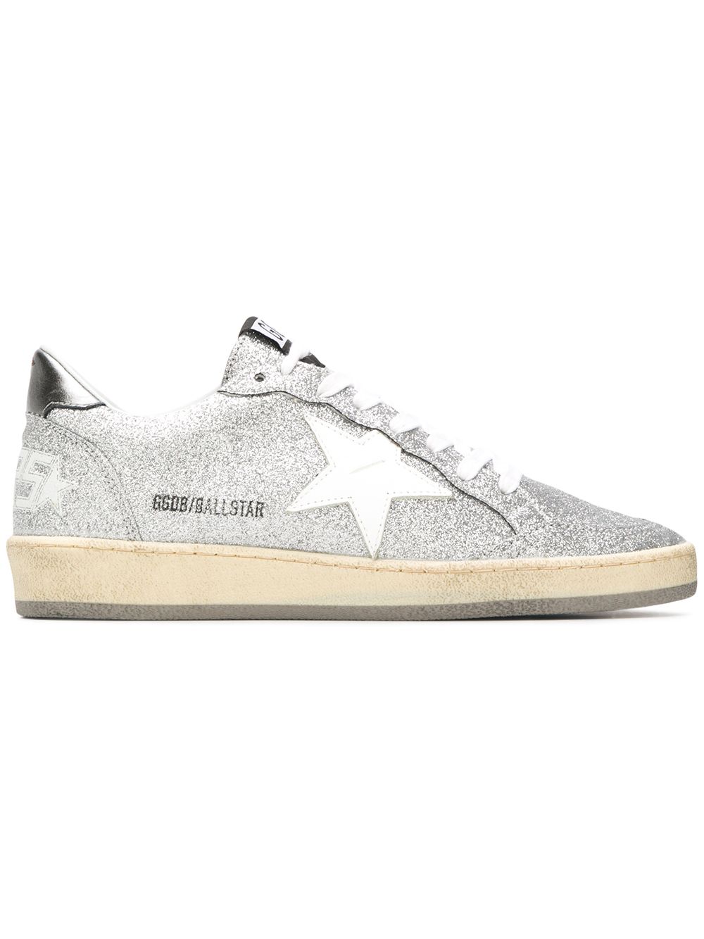 фото Golden goose кроссовки 'ball star' с блестками