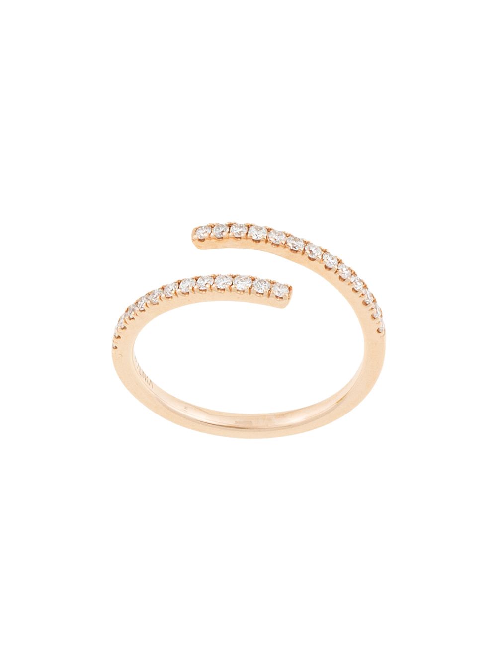 фото Alinka 18kt rose gold eclipse diamond ring