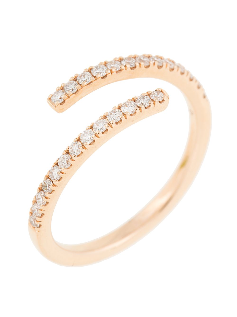 фото Alinka 18kt rose gold eclipse diamond ring