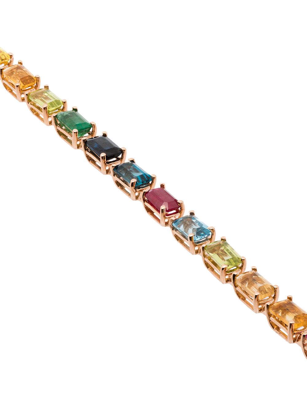 фото Shay rainbow gem 18k gold bracelet