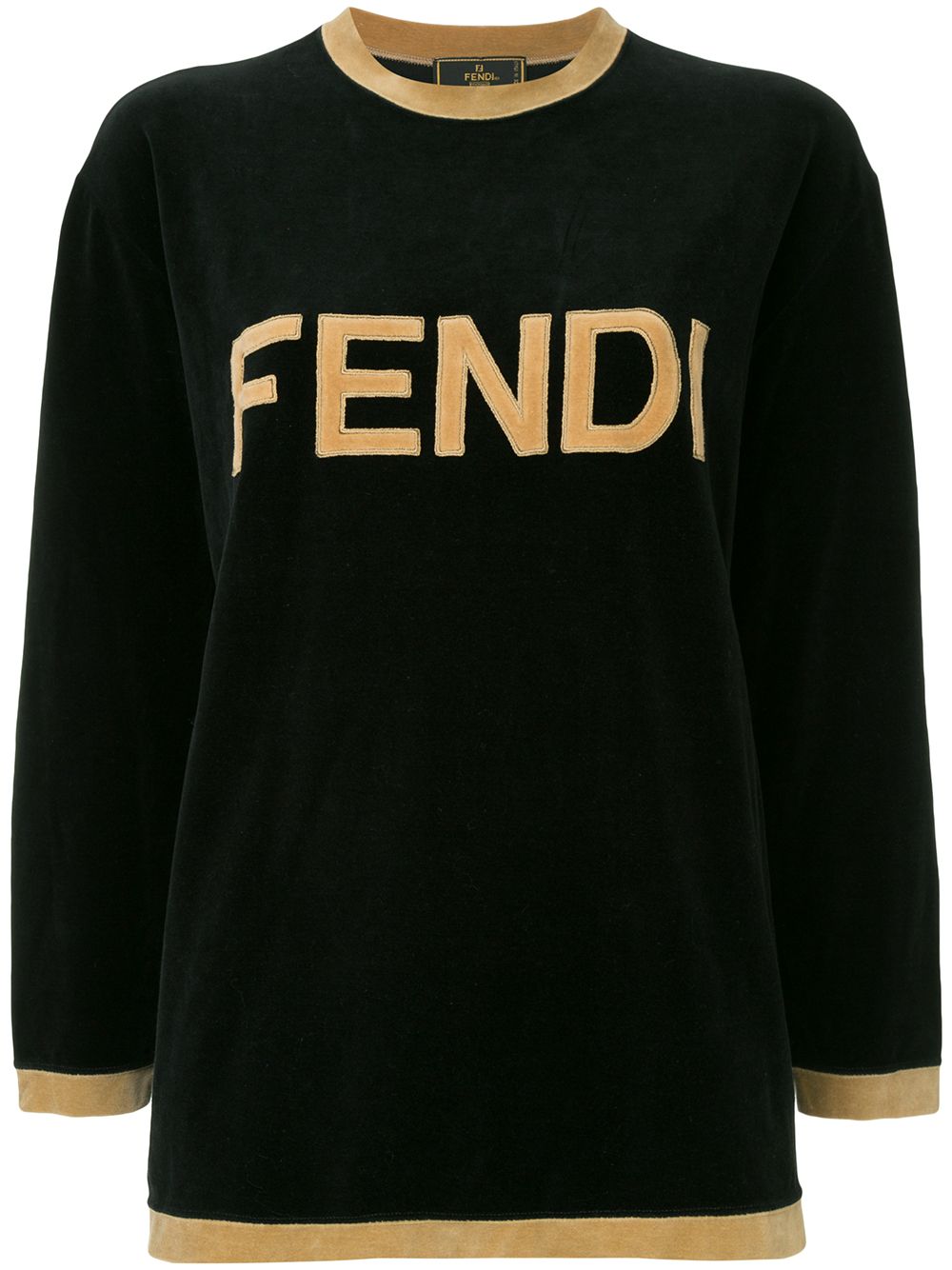 фото Fendi pre-owned толстовка с принтом