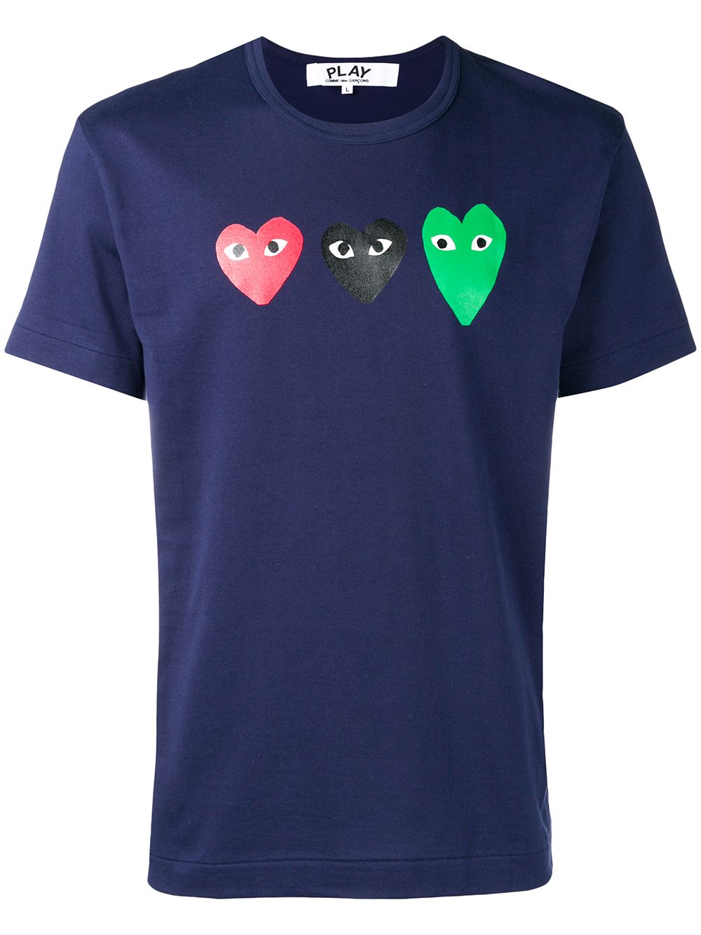 фото Comme des garçons play heart logo t-shirt