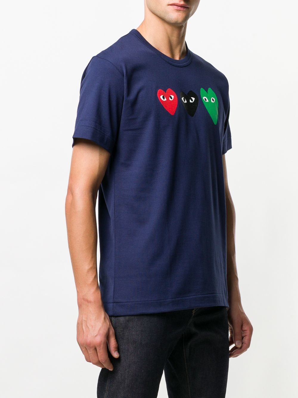 фото Comme des garçons play heart logo t-shirt