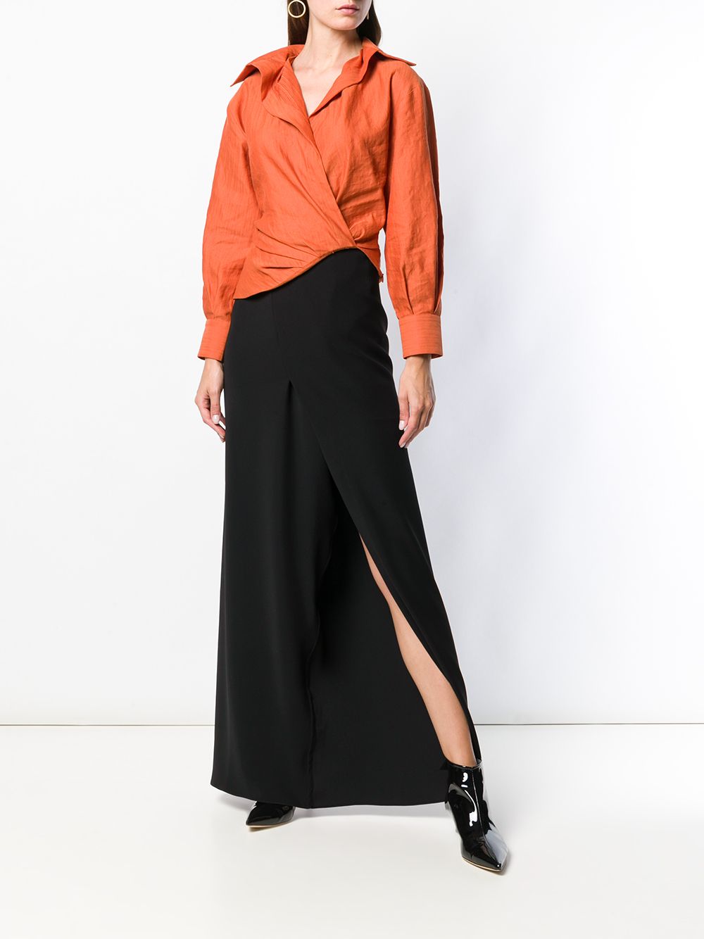 фото Poiret front slit skirt