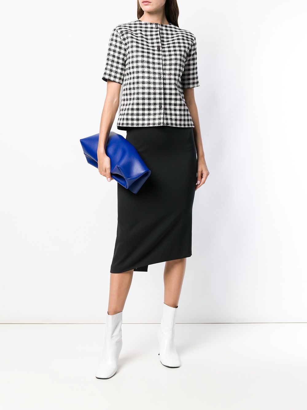 фото Poiret asymmetric pencil skirt