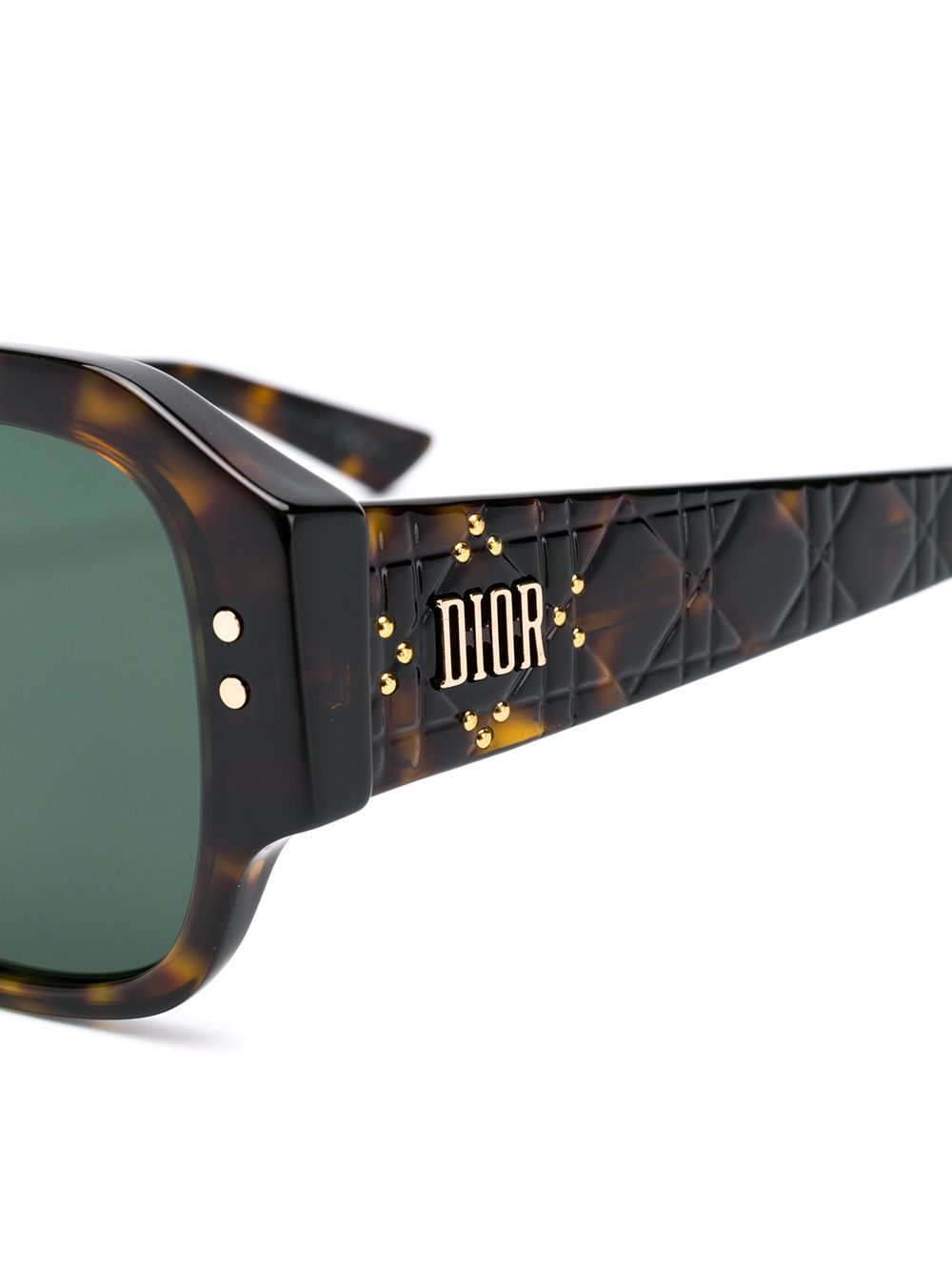 фото Dior eyewear солнцезащитные очки 'lady dior' с заклепками