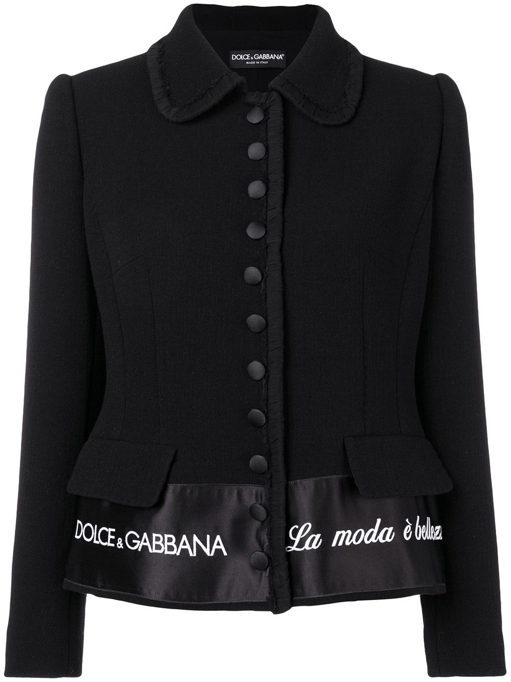 фото Dolce & gabbana блейзер la moda è bellezza