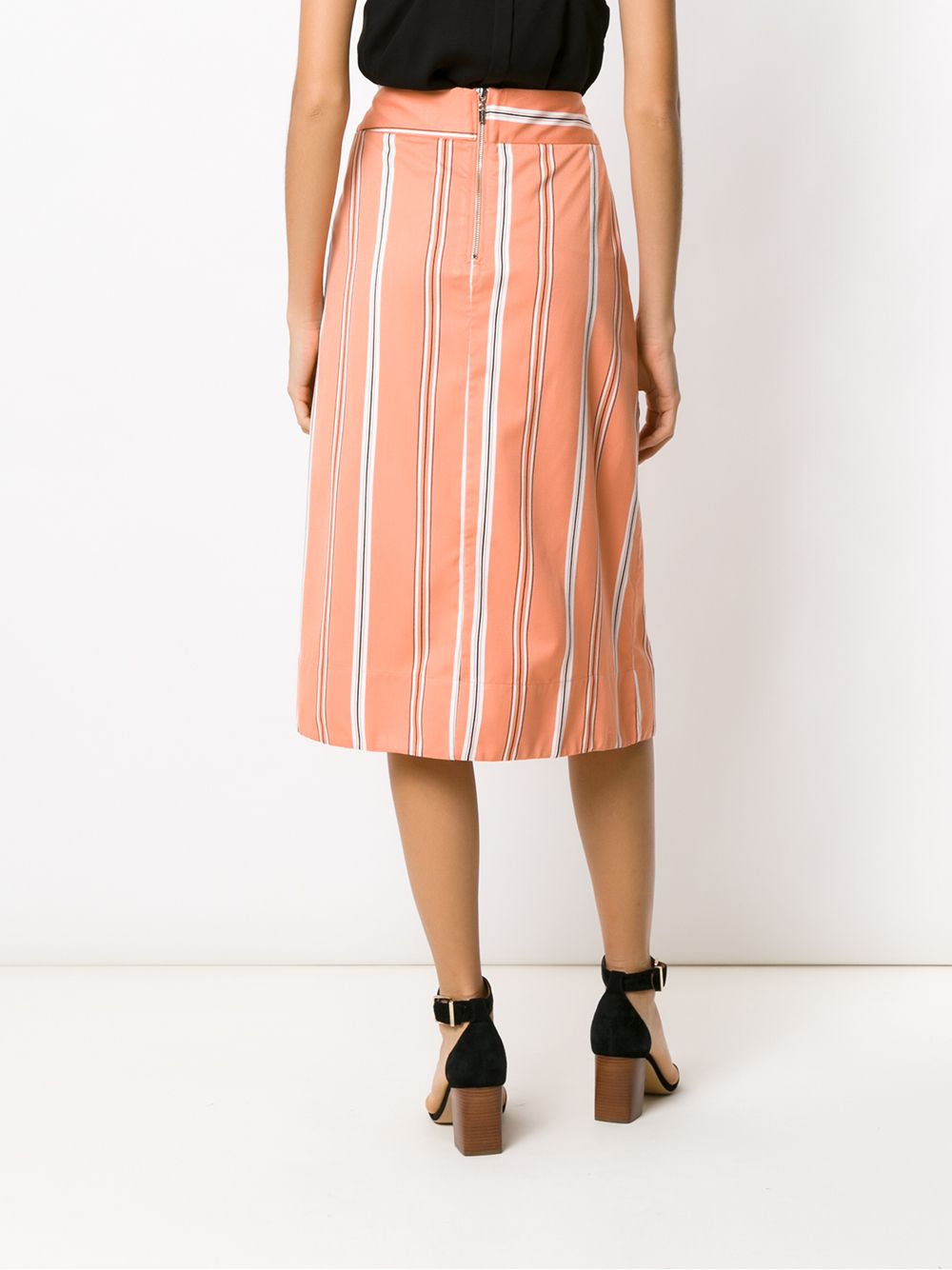 фото Olympiah striped piaggia midi skirt