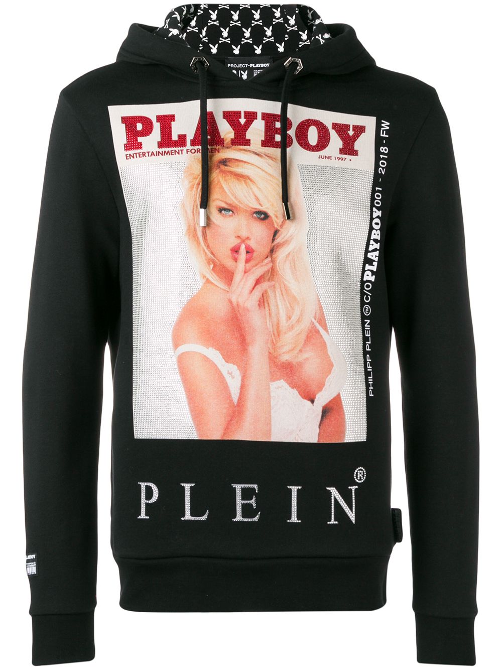 фото Philipp plein худи philipp plein x playboy с принтом