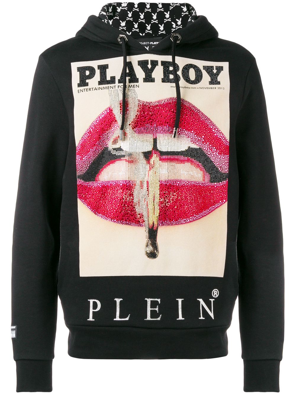 фото Philipp plein толстовка philipp plein x playboy с капюшоном