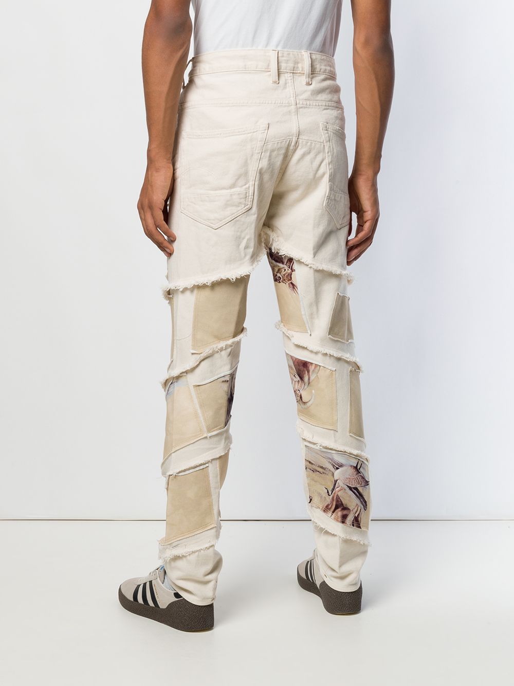 фото G-star raw research джинсы с принтом оленей