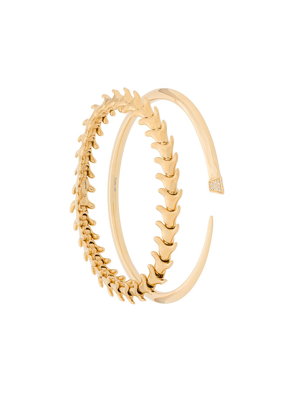 фото Shaun leane serpent and signature tusk diamond bracelet set