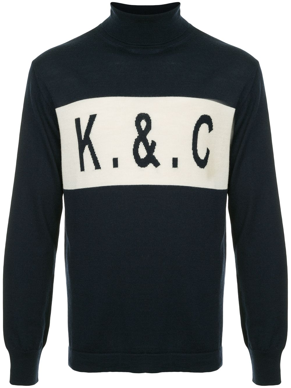 фото Kent & curwen свитер с высоким воротом и логотипом