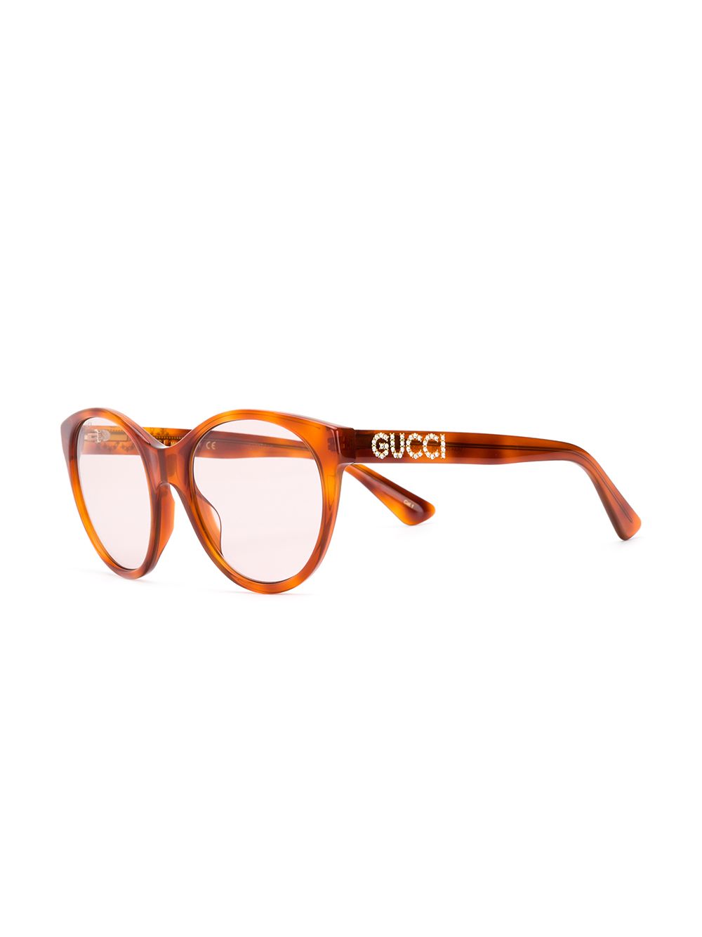 фото Gucci eyewear солнцезащитные очки с логотипом с кристаллами